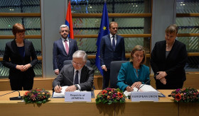 Ստորագրվեց Հայաստան - Եվրամիություն Համապարփակ և ընդլայնված գործընկերության համաձայնագիրը
